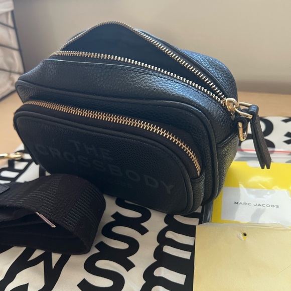 Marc Jacobs Black Crossbody with Gold Accents - Picture 11 of 15